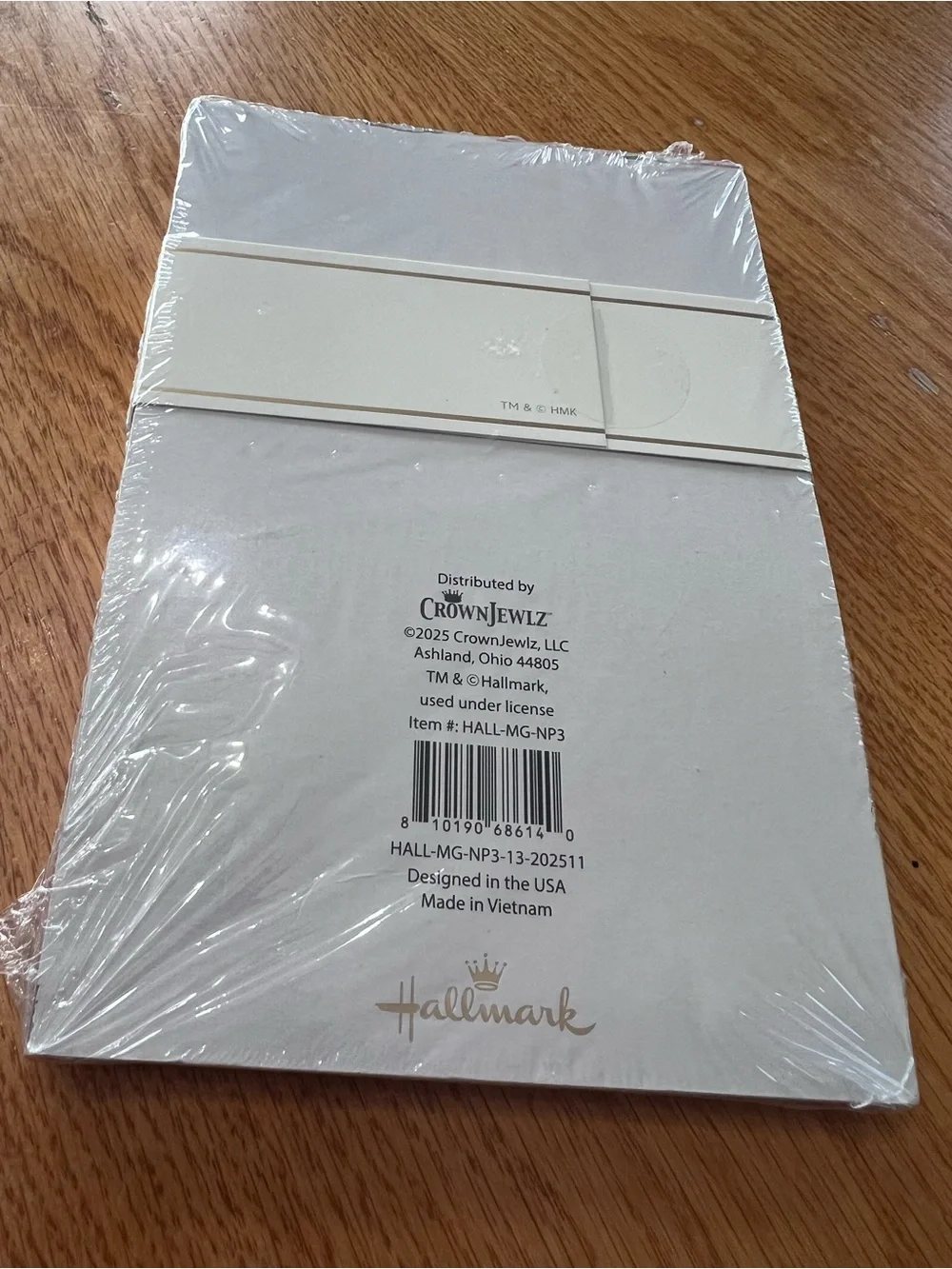 Hallmark Pink and Green Floral Tiered Notepad 150 sheets